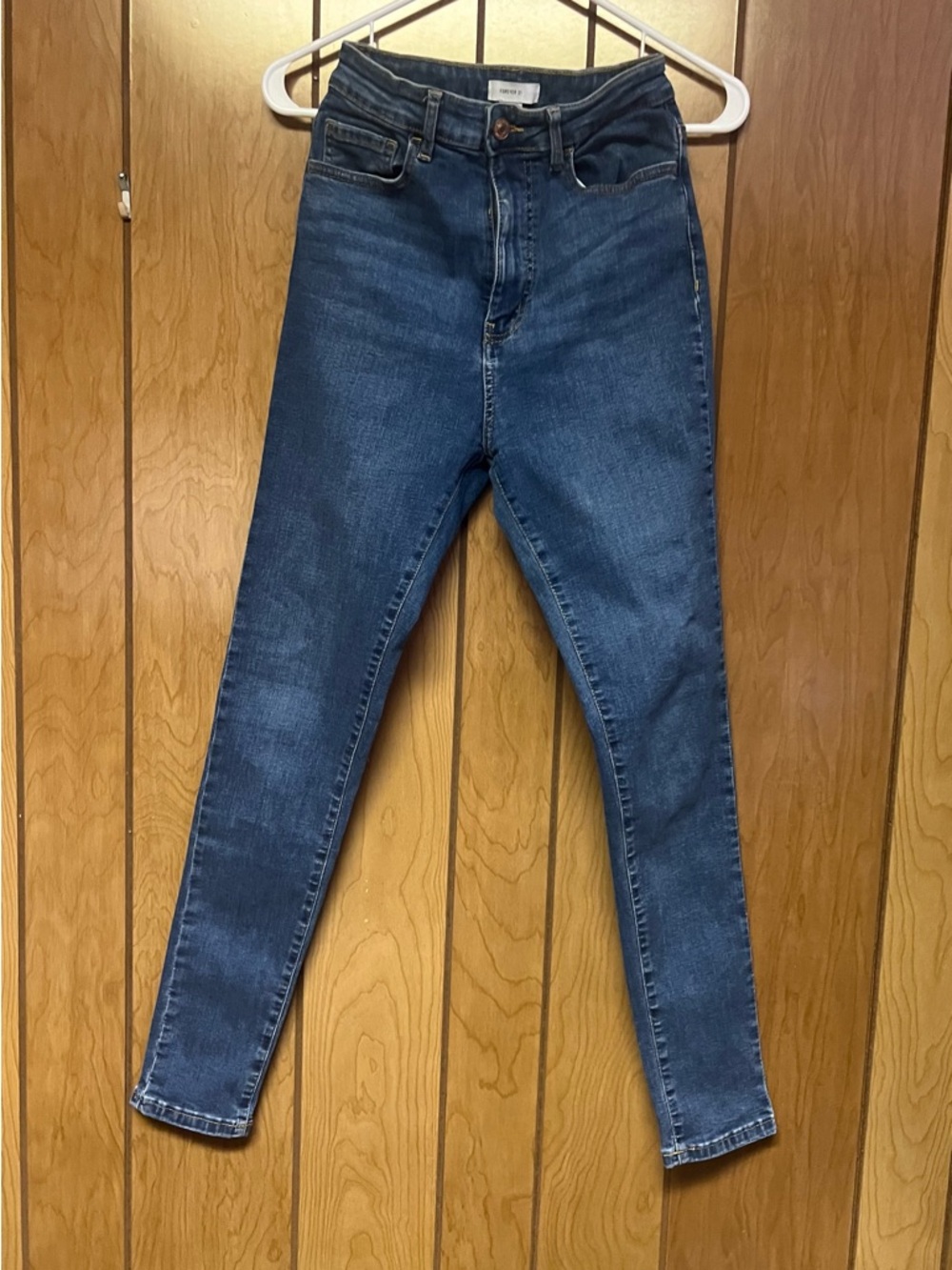 Forever 21 Dark Blue Skinny Jeans